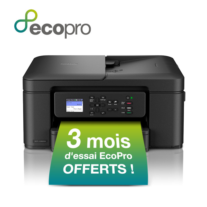 Brother DCP-J1360DW Imprimante à jet d'encre compacte sans fil 3-en-1 — vue 3