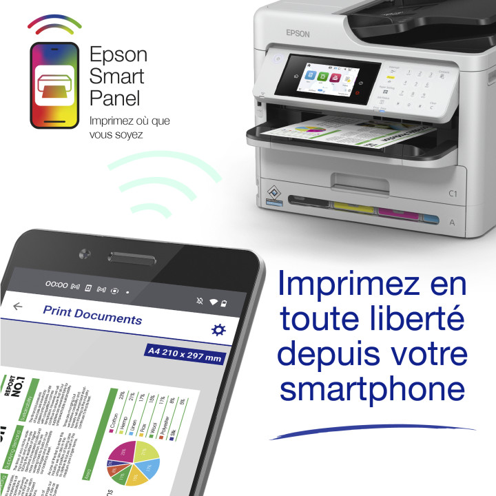 Epson WorkForce Pro WF-C5890DWF Printer — vue 4