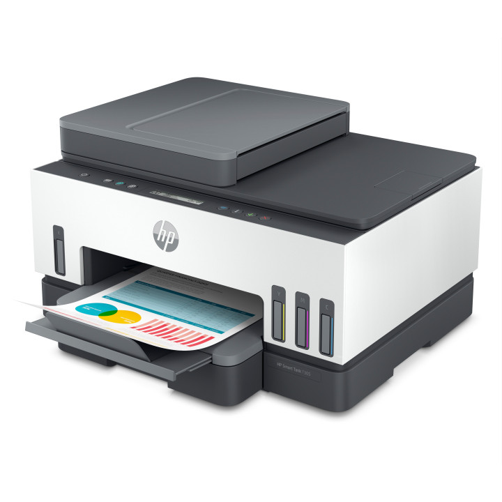 HP Smart Tank 7305 Sans fil All-in-One Couleur Imprimante, Impression recto-verso copieur, scanner — vue 2