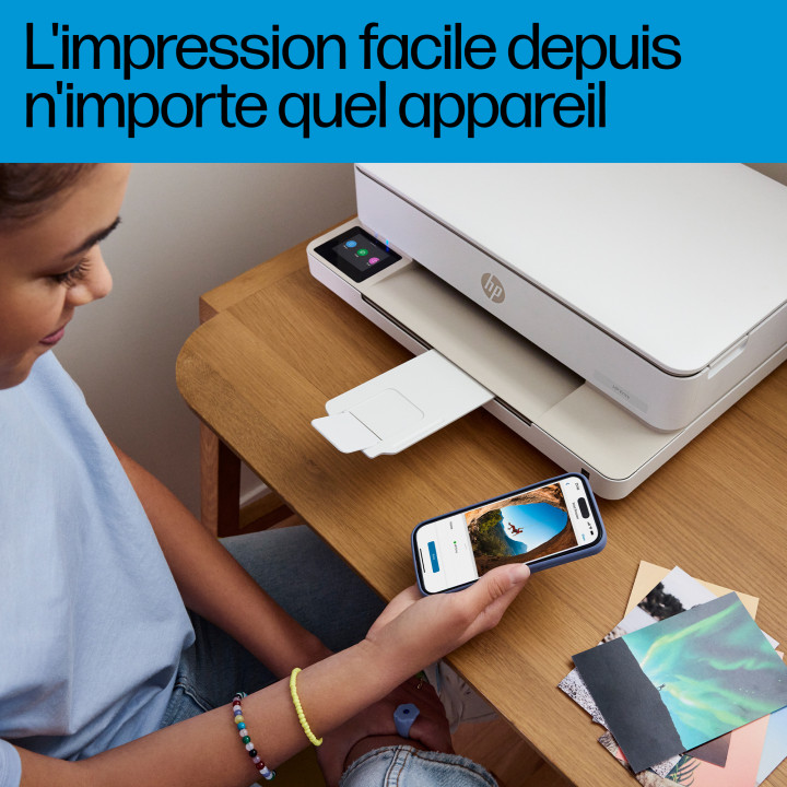 HP ENVY 6132e Wireless All-in-One Couleur Imprimante, Instant Ink Impression photo — vue 3