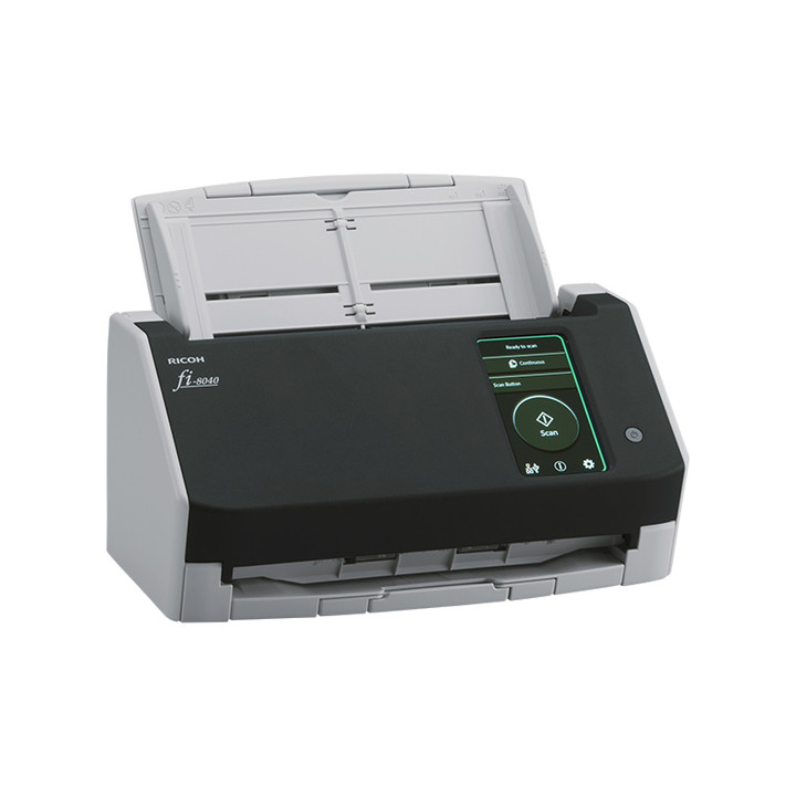 Ricoh fi-8040 Numériseur chargeur automatique de documents (adf) + chargeur manuel 600 x 600 DPI A4 Noir, Gris — vue 3