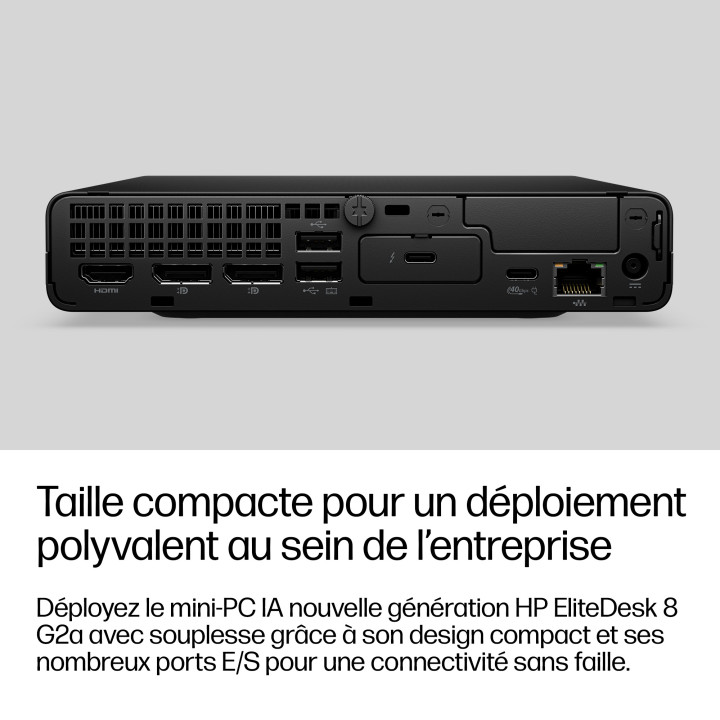 HP EliteDesk 8 Mini G2a Desktop Next Gen AI PC Copilot+ PC AMD Ryzen AI 5 16 Go DDR5-SDRAM 512 Go SSD Windows  — vue 4