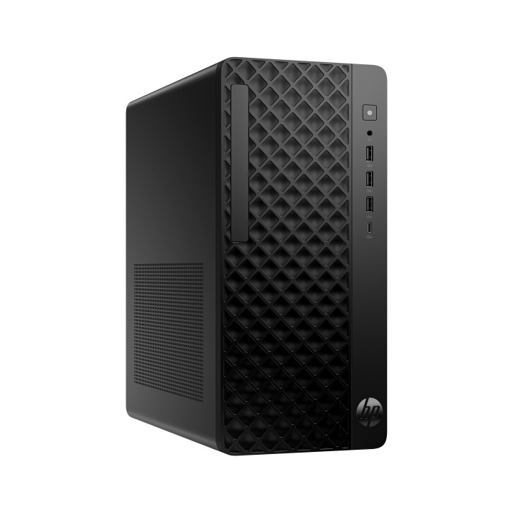 HP ProDesk 2 Tower G1i E Desktop PC Intel® Core™ i3 i3-14100 8 Go DDR5-SDRAM 256 Go SSD DOS gratuit Noir — vue 2