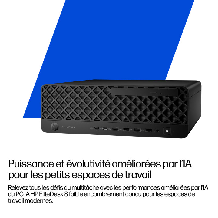 HP EliteDesk 8 SFF G1i AI Wolf Pro Security Edition Intel Core Ultra 5 235 16 Go DDR5-SDRAM 512 Go SSD Windows — vue 5