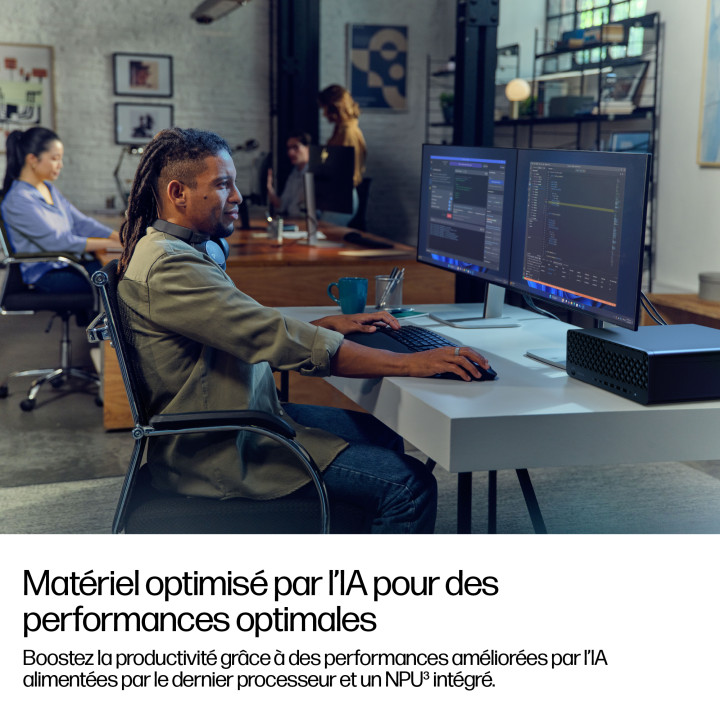 HP EliteDesk 8 SFF G1i AI Wolf Pro Security Edition Intel Core Ultra 7 265 16 Go DDR5-SDRAM 512 Go SSD Windows — vue 5