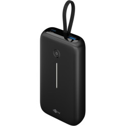 Goobay batterie externe 20 000 mAh — câble USB-C intégré
