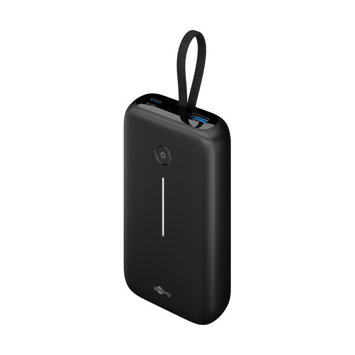Goobay batterie externe 20 000 mAh — câble USB-C intégré