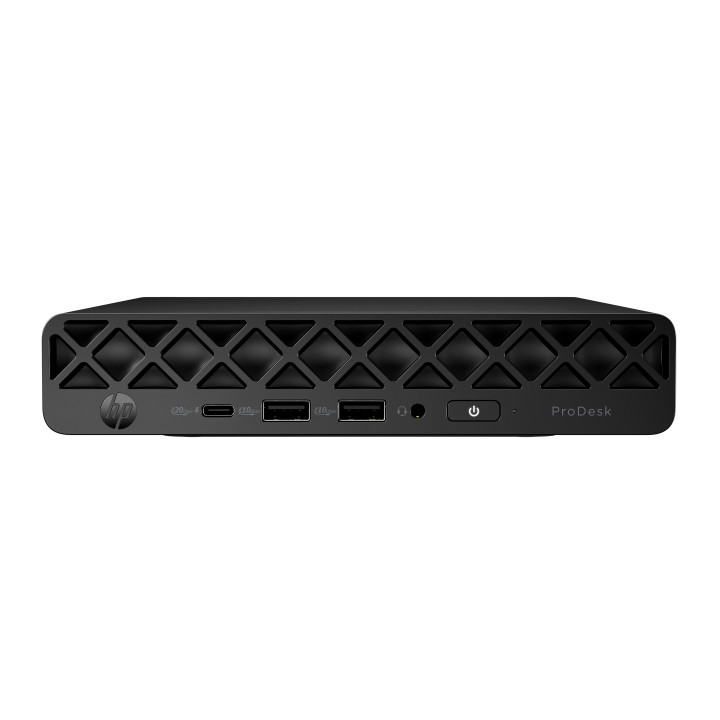 HP ProDesk 4 Mini G1i Intel Core Ultra 7 265T 16 Go DDR5-SDRAM 512 Go SSD Windows 11 Pro Mini PC AI PC Noir — vue 1