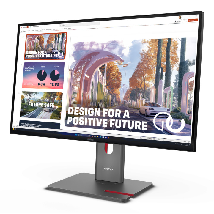 Lenovo ThinkVision P27QD-40 Moniteur — vue 3