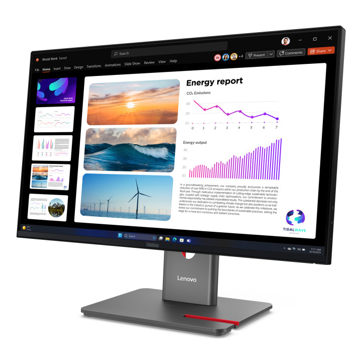 Lenovo ThinkVision P24Q-40 Moniteur — vue 2