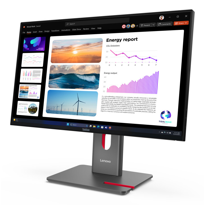 Lenovo ThinkVision P24Q-40 Moniteur — vue 3