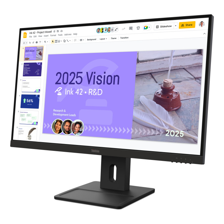 Lenovo ThinkVision E27Q-40 Moniteur — vue 3