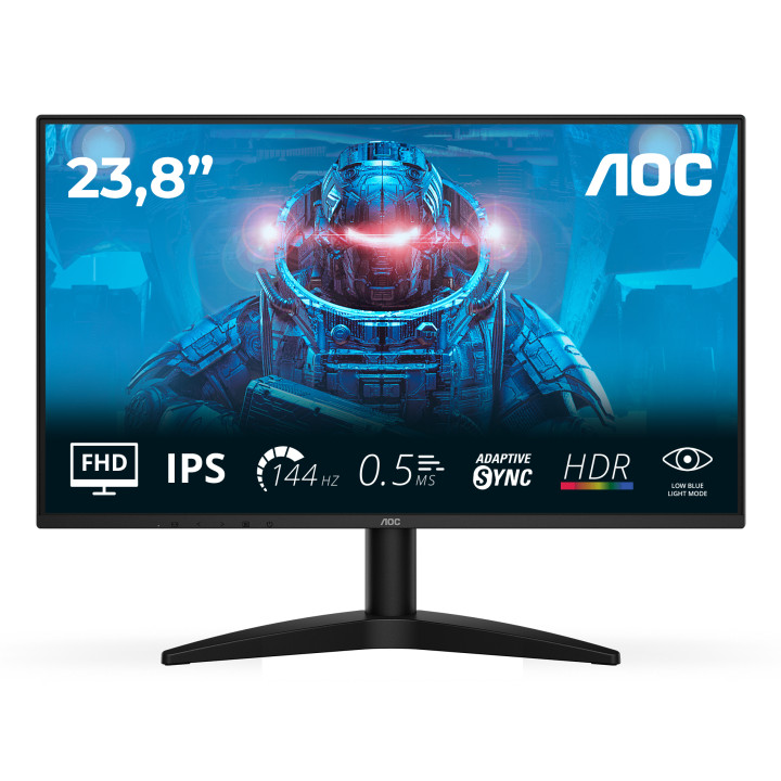 AOC B3 24B36X écran plat de PC 60,5 cm (23.8") 1920 x 1080 pixels Full HD LED Noir — vue 1
