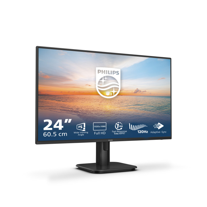 Philips 1000 series 24E1N1100A/00 écran plat de PC 60,5 cm (23.8") 1920 x 1080 pixels Full HD LCD Noir — vue 3