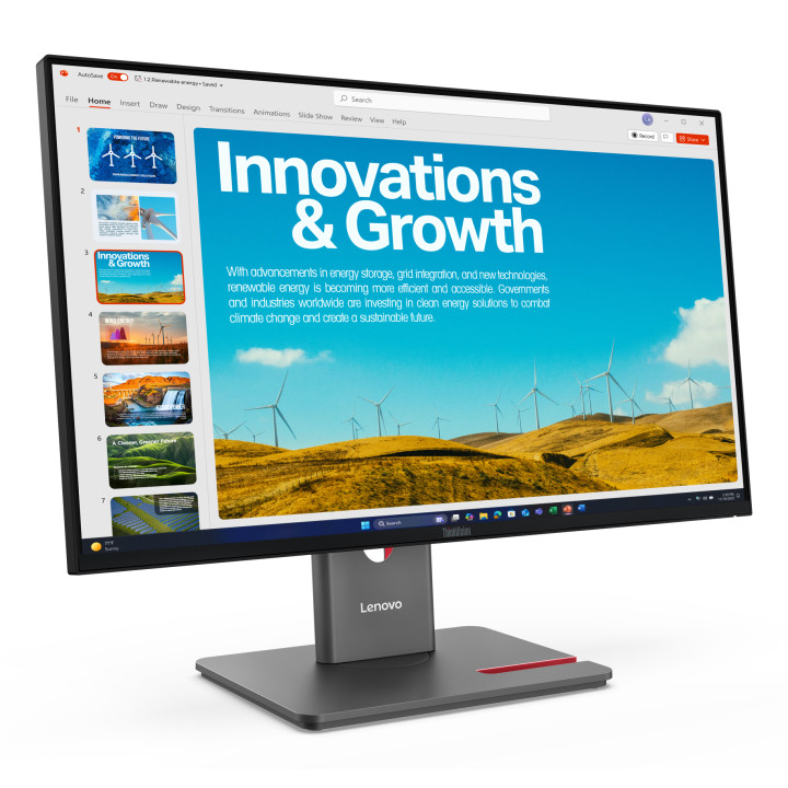 Lenovo ThinkVision P24QD-40 Moniteur — vue 3