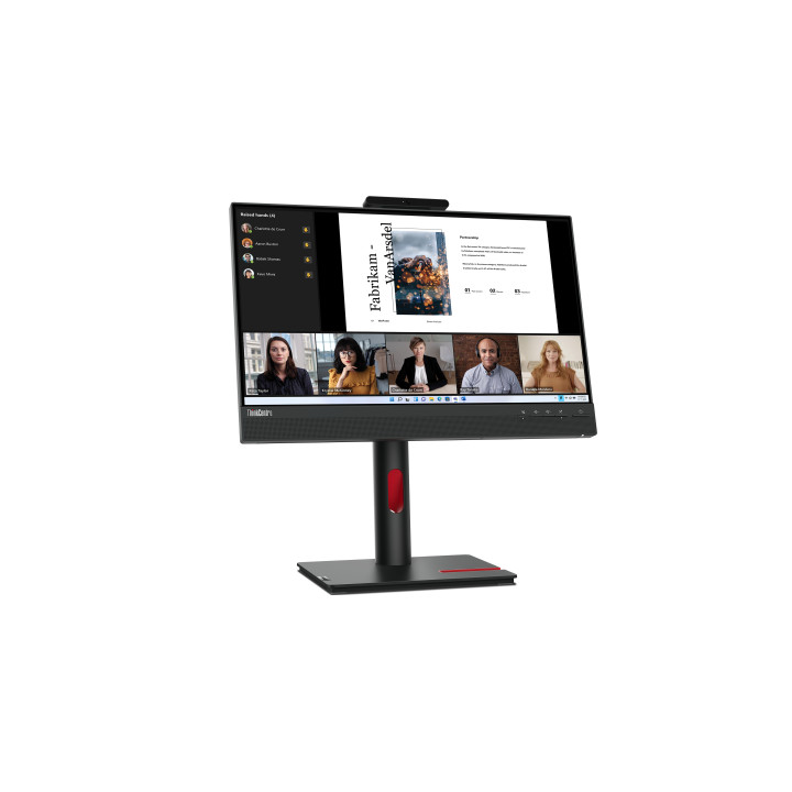 Lenovo ThinkCentre Tiny-In-One 22 Gen 5 écran plat de PC 54,6 cm (21.5") 1920 x 1080 pixels Full HD LED Noir — vue 4
