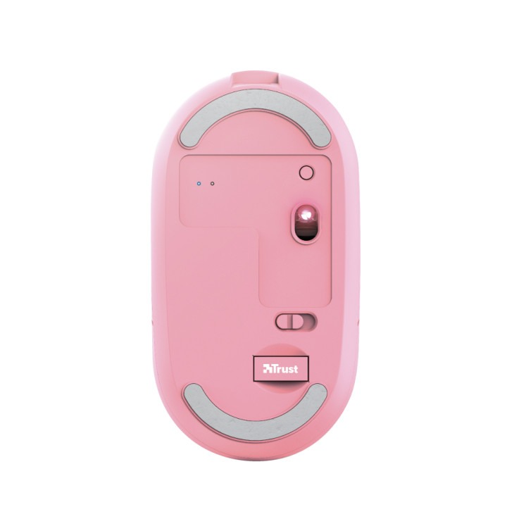 Trust Puck souris Bureau Ambidextre RF sans fil + Bluetooth Optique 1600 DPI — vue 5