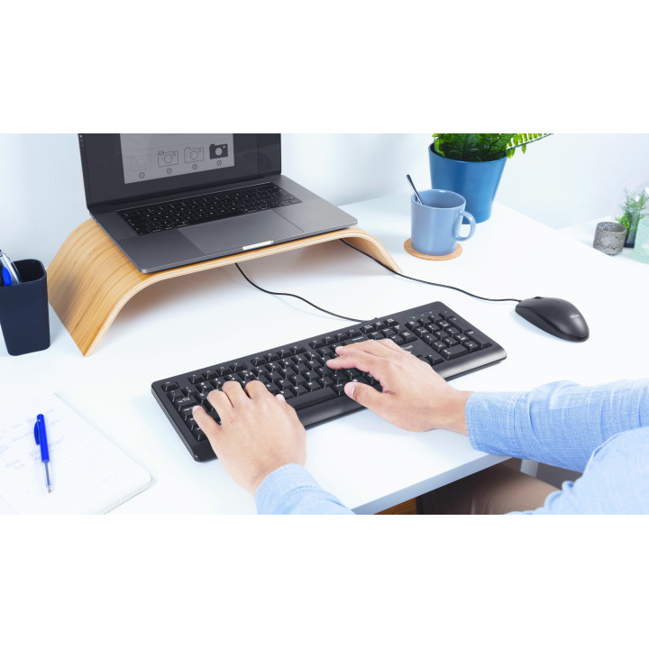 Trust Primo clavier Bureau USB AZERTY Français Noir — vue 3