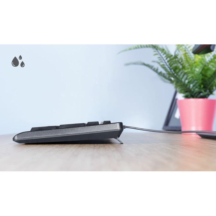 Trust Primo clavier Bureau USB AZERTY Français Noir — vue 4