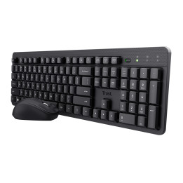 Trust Ody II clavier Souris incluse Bureau RF sans fil AZERTY Français Noir — vue 1