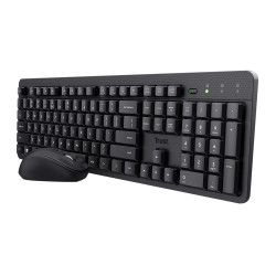 Trust Ody II — Ensemble clavier et souris sans fil récepteur USB
