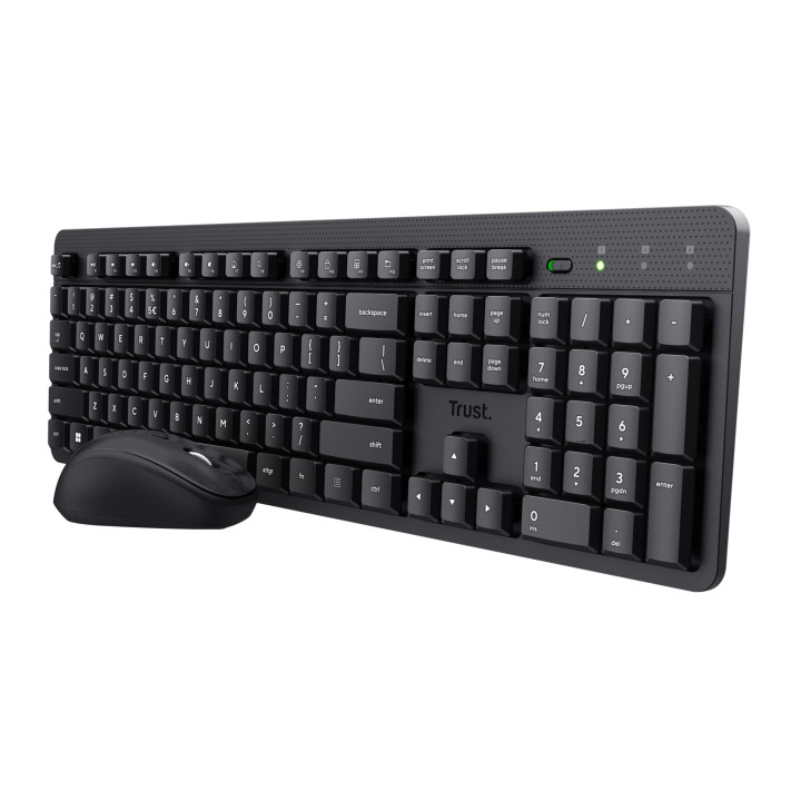 Trust Ody II clavier Souris incluse Bureau RF sans fil AZERTY Français Noir — vue 1