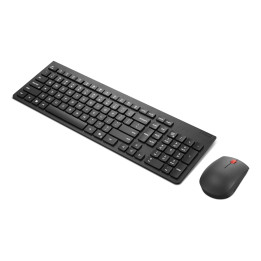 Lenovo 4X31R64464 clavier Souris incluse Bureau RF sans fil Français Noir — vue 1