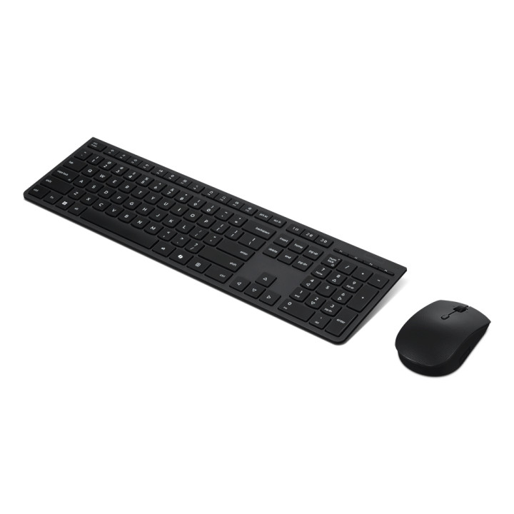 Lenovo 4X31R64325 clavier Souris incluse Bureau RF sans fil + Bluetooth Français Noir — vue 1