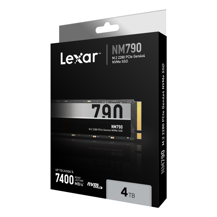 Lexar NM790 4 To — SSD NVMe M.2 2280 PCIe 4.0