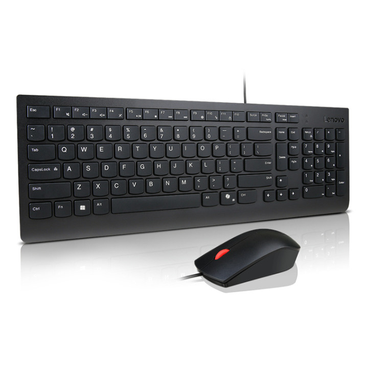 Lenovo 4X31R64411 clavier Souris incluse Universel USB Français Noir — vue 1