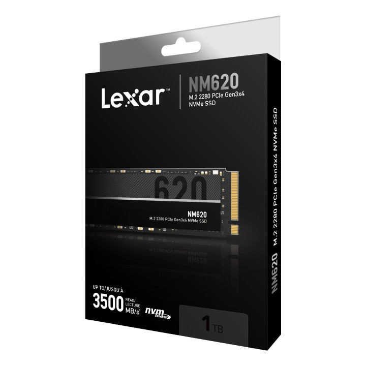 Lexar NM620 1 To — SSD NVMe M.2 2280 PCIe 3.0