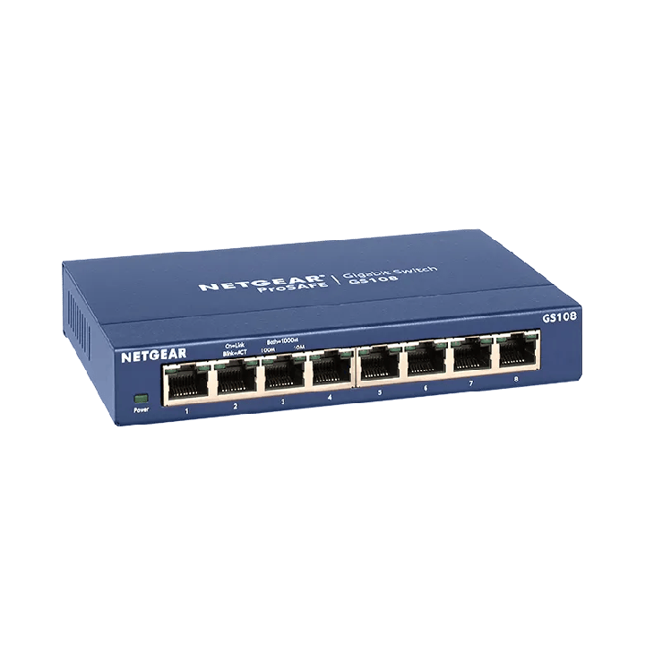Netgear GS108 — switch Gigabit 8 ports