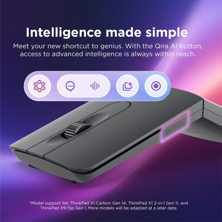 Lenovo 4Y51T62792 souris Universel Ambidextre Bluetooth IR LED 4000 DPI — vue 4