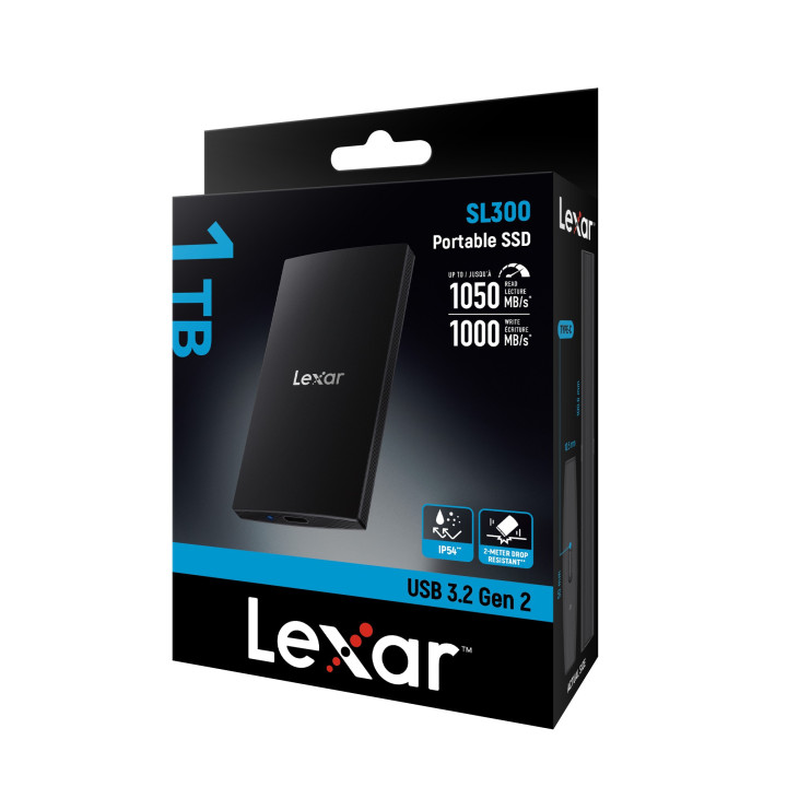 Lexar SL300 1 To — SSD portable USB-C
