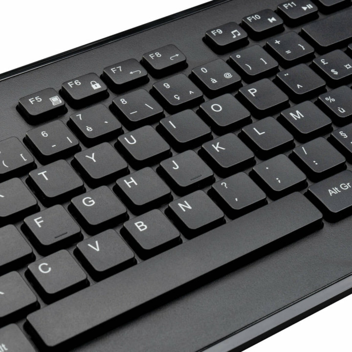 Targus AKM610FR clavier Souris incluse Universel RF sans fil AZERTY Français Noir — vue 2