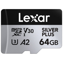 Lexar Professional SILVER PLUS 64 Go — carte microSDXC