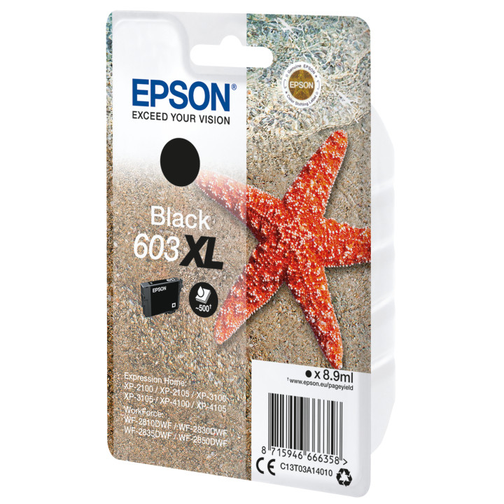 Epson Singlepack Black 603XL Ink — vue 1