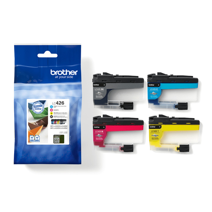 Brother LC426VAL - Pack de 4 cartouches d'encre originales — vue 2