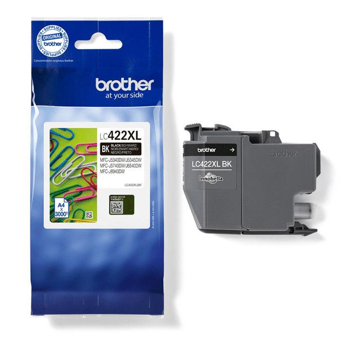 Brother LC422XLBK Cartouche d'encre originale - Noir — vue 3