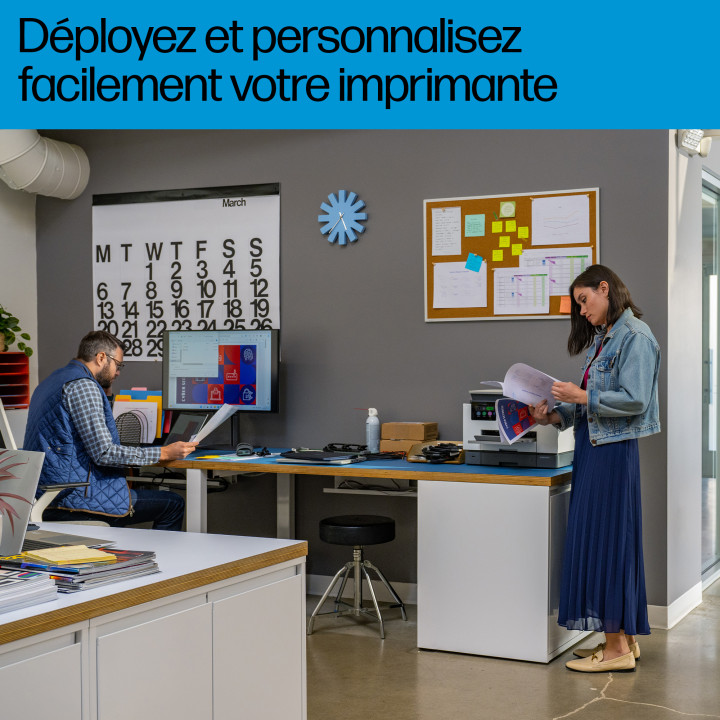 HP OfficeJet Pro 9130b Sans fil All-in-One Couleur Imprimante, Impression recto-verso copieur, scanner — vue 5
