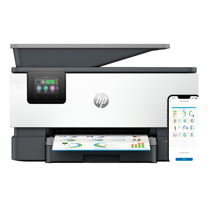 HP OfficeJet Pro 9122e Sans fil All-in-One Couleur Imprimante, Instant Ink Impression recto-verso — vue 1