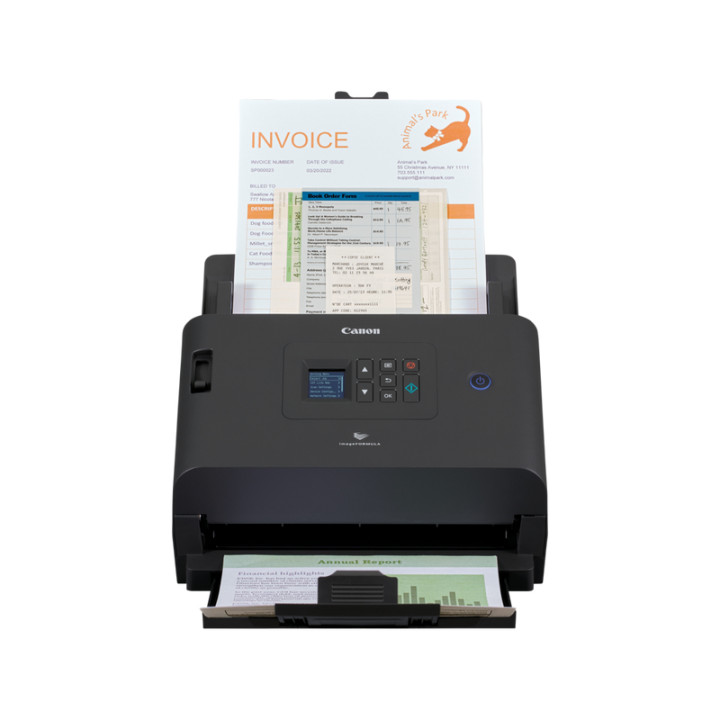 Canon imageFORMULA DR-S250N Alimentation feuille à feuille de scanner 600 x 600 DPI A4 Noir — vue 1