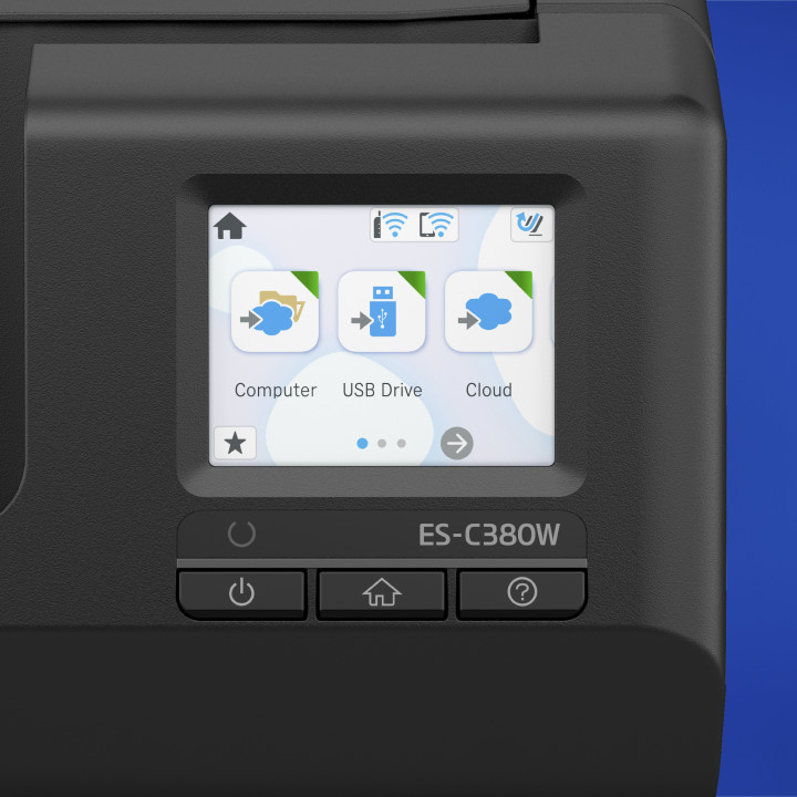 Epson ES-C380W — vue 2