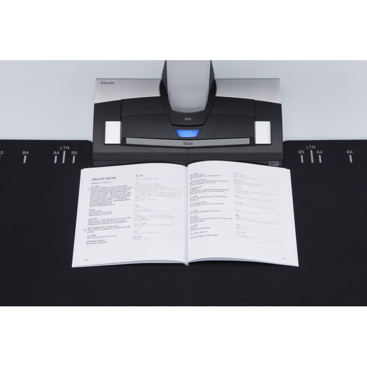 Ricoh ScanSnap SV600 Scanner aérien 285 x 218 DPI A3 Noir, Blanc — vue 4