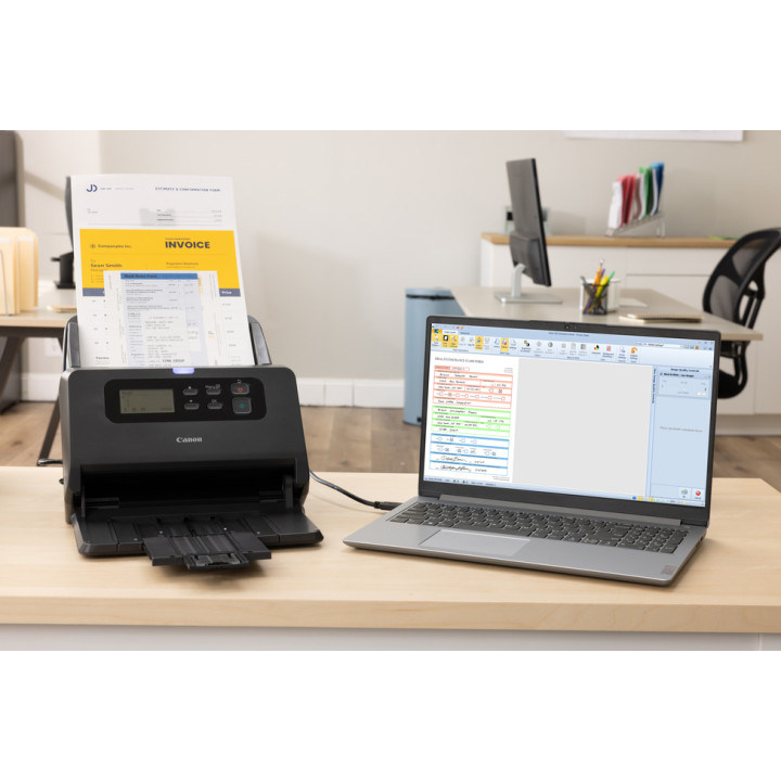 Canon imageFORMULA DR-M260 Alimentation feuille à feuille de scanner 600 x 600 DPI A4 Noir — vue 4