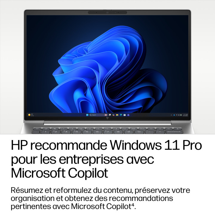 HP E0EZ8ET laptop Intel Core 7 350 Ordinateur portable 35,6 cm (14") WUXGA 16 Go LPDDR5x-SDRAM 512 Go SSD Wi-F — vue 5
