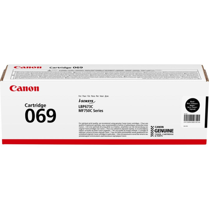 Canon 069 noir — toner