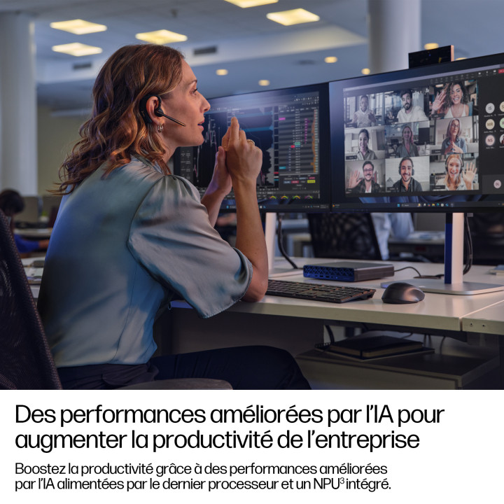 HP EliteDesk 8 Mini G1i AI Intel Core Ultra 7 265T 24 Go DDR5-SDRAM 512 Go SSD Windows 11 Pro Mini PC AI PC No — vue 5