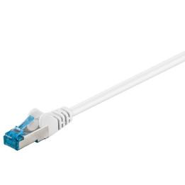 Goobay Cat 6A S/FTP — câble RJ45 blanc 5 m