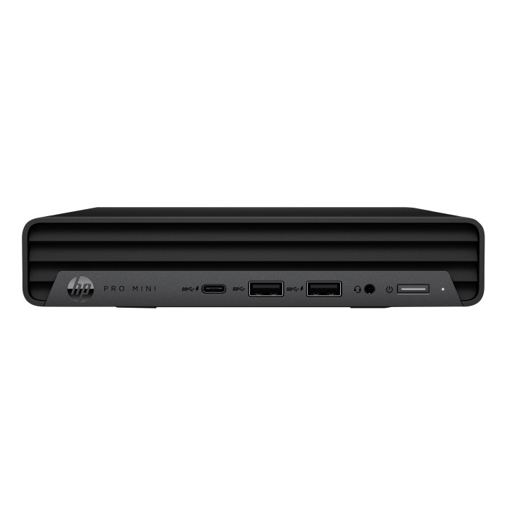 HP Pro Mini 400 G9 Intel® Core™ i7 i7-14700T 8 Go DDR4-SDRAM 256 Go SSD Windows 11 Pro Mini PC Noir — vue 1